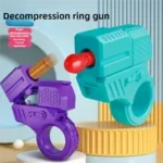 Shell-Ejecting Mini Ring Gun: Adult Fidget Hand Spinner Equipped with 2 Shell Casings & 10 Bullets - Perfect Stress Relief Gift - Image 4