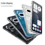 Metal Frame Bumper Phone Case For Nothing Phone 3A 3APro Aviation Aluminum Alloy Armor Hollow Heat Dissipation Shockproof Cover