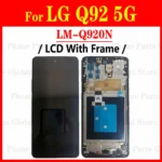 For LG Q51 Q60 Q61 Q70 LCD With Frame Q92 5G LM-Q920N Display Q6 Q7 Q8 Q9 Screen Touch Digitizer Assembly LM-Q630N Replacement - Image 3