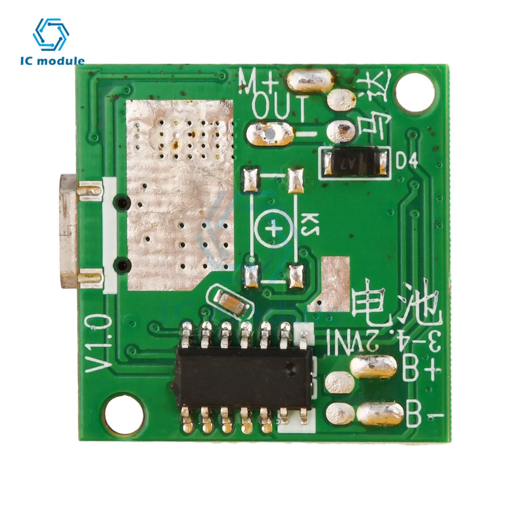 kf-S6c22c66f31f24221afcb2706a7568efaj USB Small Fan Circuit Board 3.7V Battery Charger Module Micro USB Fan Governor Wind Speed Controller - Image 6