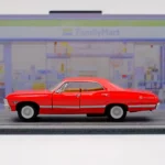 kinsmart 1967 Chevrolet Impala Alloy Diecast Car Model 1/43 Toy With Pull Back For Children Gifts Toy Collection - Image 3