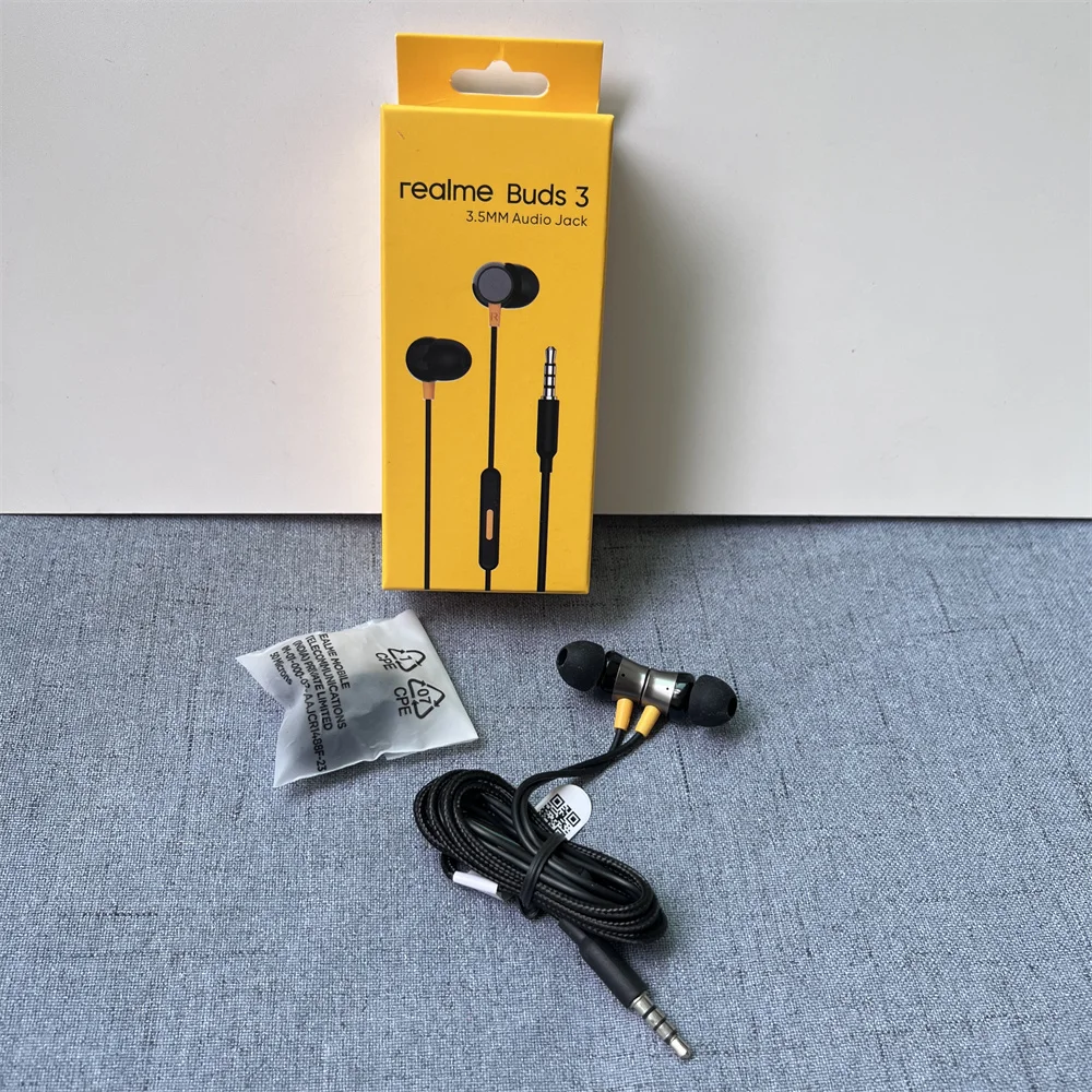 kf-S6e616cf8402b4a579922cfa839c0ac42q Realme Buds Classic Earphone 3.5MM In-Ear Wired Headset With Mic For Realme GT 2 NEO 9 8 7 6i 6S Pro Narzo 20 30 Pro Q2 Q2i Q3i - Image 1