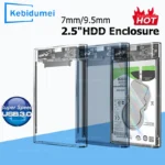 USB3.1 External HDD Case 2.5 Inch Clear Hard Drive Enclosure Fast 5Gbps USB to Micro Type-C SATA HDD SSD Harddisk Storage Case