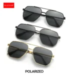 KLASSNUM Men's Sunglasses Polarized Metal Classic Square Frame Driving Anti Glare Sun Glasses UV400 Fishing Sunglasses 2025 New - Image 3