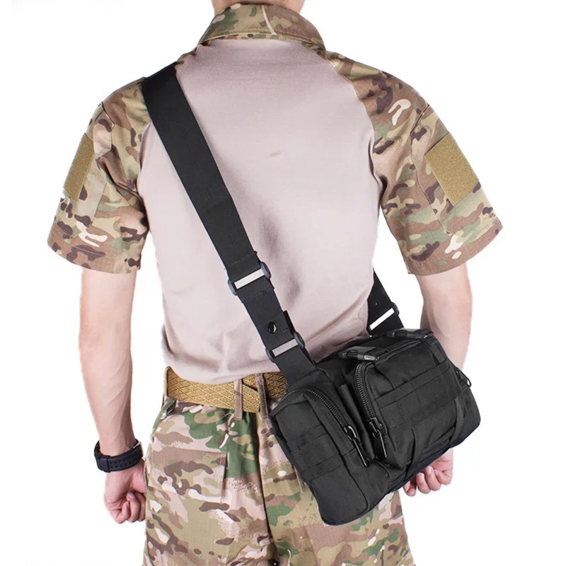 kf-S7716b36b6e224f6abd484be3fb6a0cebo Camouflage Tactical Sling Bag Outdoor Shoulder Fishing Waist Pack for Cycling Lure Camera Gear Multi Purpose Tool Handbag Men - Image 5