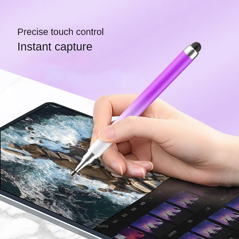 kf-S774c530ce1544ed4ae3f61cc5ccfe5d4s 2 in 1 For Iphone Samsung Universal Screen Pencil Stylus Pen for Cellphone Tablet Capacitive Touch Pencil stylus pen caneta para - Image 3