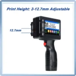 DCODE 1755PLUS 12.7mm Portable Printers Handheld Inkjet Printer Text QR Barcode Batch Number Logo Image Date Printing Machine - Image 2