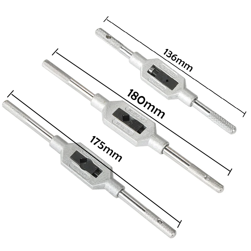 kf-S77d711d80d914099a18bf03af14c7bc5n Adjustable Tap Wrench for Thread Tap Handle Steel Hand Taps Holder Tapping Reamer Tools M1-8/M1-10/M1-12 - Image 3