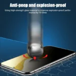 1-2PCS Privacy Glass For Samsung Galaxy A54 A55 A15 A14 A53 A13 A34 A35 A33 A52S A22 A32 S20 S21 FE 5G Anti-Spy Screen Protector - Image 4
