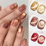 MTSSII 7ml Cat Magnetic Gel Nail Polish Champagne Gold Magnetic Gel Semi Permanent For Nails Soak Off UV Gel Varnish Manicure - Image 2