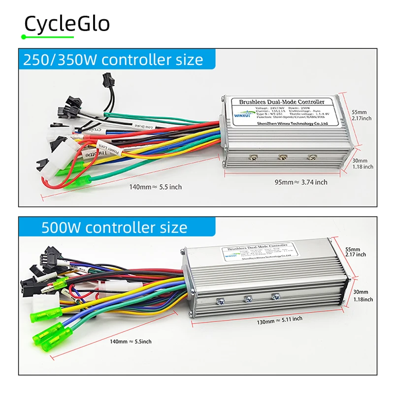 kf-S7f9cf25f25c540459c49ff4501021602I Ebike Brushless Motor Controller 500W 22A 36V 48V with S866 LCD Color Display Set for Electric Mountain Bike Scooter Accessories - Image 4