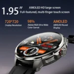 Goldenspike H99 Smartwatch Men Women Smart Watch With 1.95inch Amoled Screen 190° Rotary Camera GPS WIFI 4G/5G SIM Card Slot - Image 4