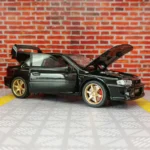 1:32 Subaru alloy supercar children's toy car model pull back acousto-optic car door and hood trunk can be opened rich details - Image 6