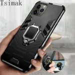 Shockproof Case For iPhone 11 13 14 15 Pro Max XS XR X 8 7 Plus 6 6S 5 5S SE 2020 12 Mini Phone Cover Armor Holder Back Coque