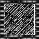 Hip Hop Ice Silk Skull Bandana, Square Scarf, Black and White Paisley, Multifunction Headband for Men and Women, New, 58x58cm - Image 4