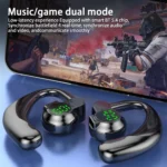 NEW Bone Conduction Wireless Bluetooth Headphones Earphones With Microphone Handsfree Noise Canceling Headset - Image 3