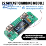 22.5W Fast Charging Digital Display Power Bank Mainboard TFT Color Screen DIY Module Supports PD QC SCP VOOC for Mobile Devices - Image 4