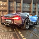 1:32 Bugatti Chiron alloy car model has simulated sound and lighting functions, rich details, fine workmanship, and good quality