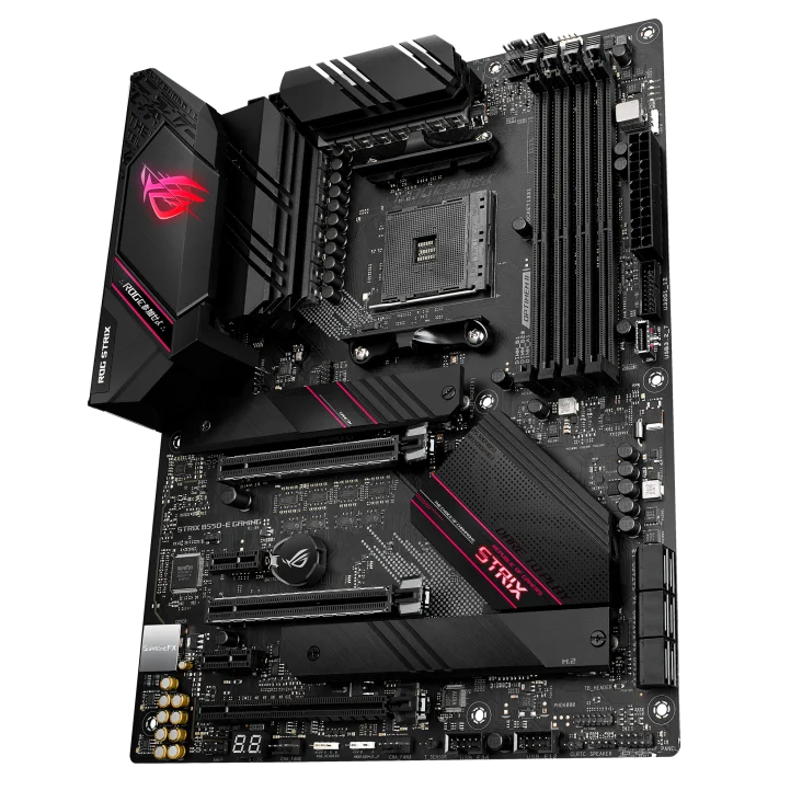 kf-S93b2976effb54527b7a7d0e0c9e4b532A ASUS AMD B550 AM4 STRIX B550-E GAMING Motherboard Support Ryzen 5600X 5600G 5700X 5800X3D 5950X DDR4 128GB Bluetooth v5.1 ATX - Image 1