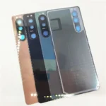 Glass Back Lid Door For Sony Xperia 5 III Hard backshell Cover Rear Housing Panel Case Shell + Camera Lens