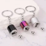 Beautiful Car Modification Pendant Six Gear Shift Keychain Car Pendant Shifter Metal Keyring - Image 3