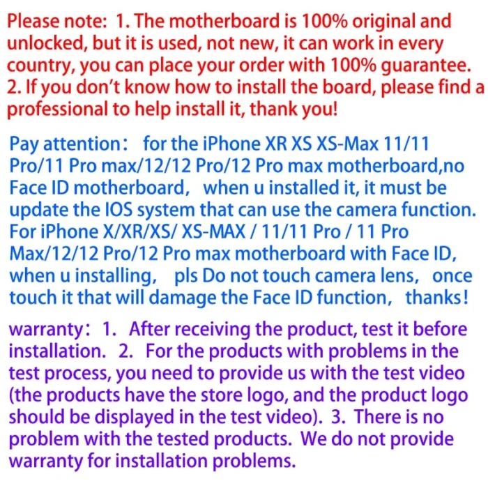 Free Shipping Unlocked Plate for iPhone 6 Motherboard with Touch ID Original No iCloud Account Mainboard for iPhone6 Logic Board - Image 4
