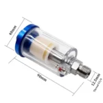 Oil-Water Separators Mini Water Air Filter Air Compressor Moisture Trap Air Filter Separator Regulator Gauge - Image 6