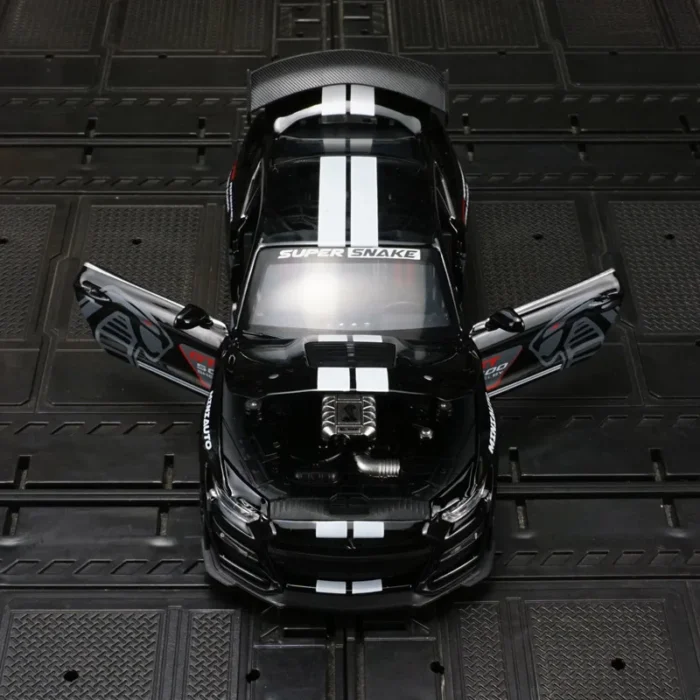 1:32 Ford Mustang GT500 alloy supercar car model acousto-optic toy doors can be opened has sound and lighting functions - Image 6