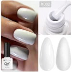 LILYCUTE 7ML Black White Color Gel Nail Polish Summer Colorful Gel Nail Art Semi Permanent UV Gel Soak Off UV LED Gel Varnishes - Image 2