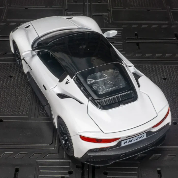 1:32 Maserati MC20 alloy supercar model car doors and the front hood and trunk door can also be opened rich details - Image 1