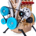 Car Engine Model Resin 4-Cylinder Car V8 Engine Model Sculpture Handmade Desktop Engine Block Ornament Gift For Car Enthusiasts - Image 3