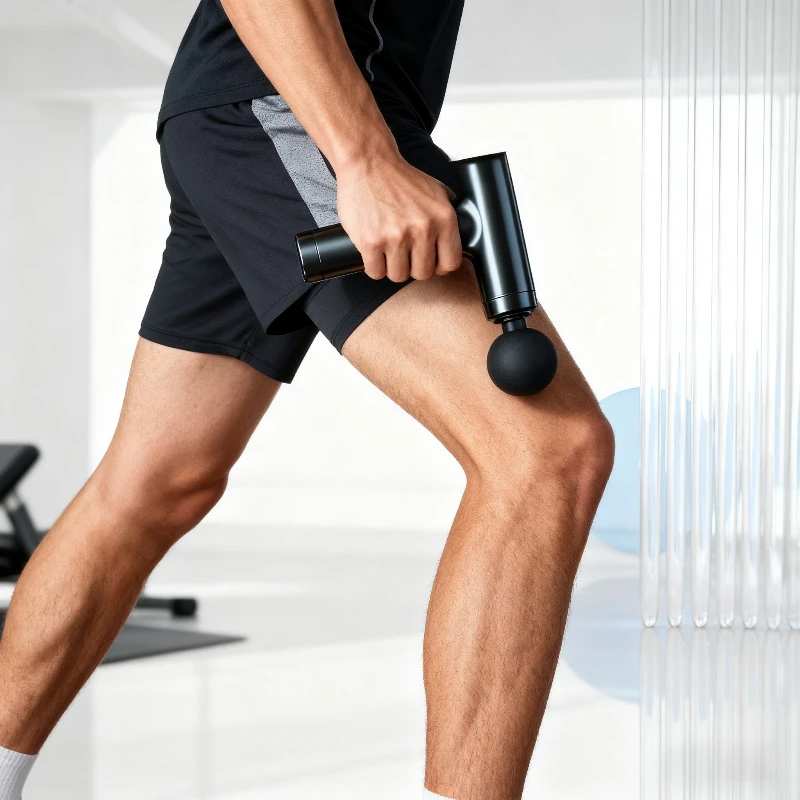 kf-Sa4cd975eb92a4d76a76bdfa270fc35c97 New Mini Handheld Vibration Massage Gun Portable Muscle Relaxation Electric Massager FitnessVibrator-massagers - Image 1