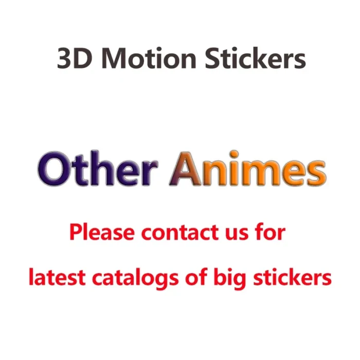 Anime Mini Motion Stickers One Piece Dragon Ball Z Waterproof Self-adhesive Stickers for Water Bottle,Phone case,Cup,Etc. - Image 6