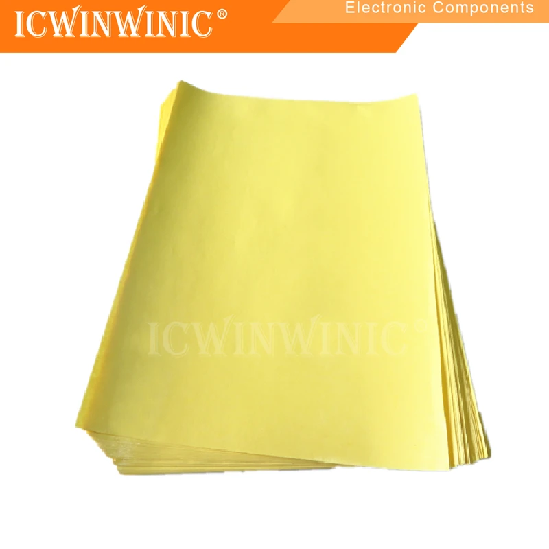 kf-Sadf41414bf0443ef813022d4330b585fA Yellow PCB heat transfer paper PCB board special A4 paper circuit board heat transfer paper (10 sheets) - Image 1