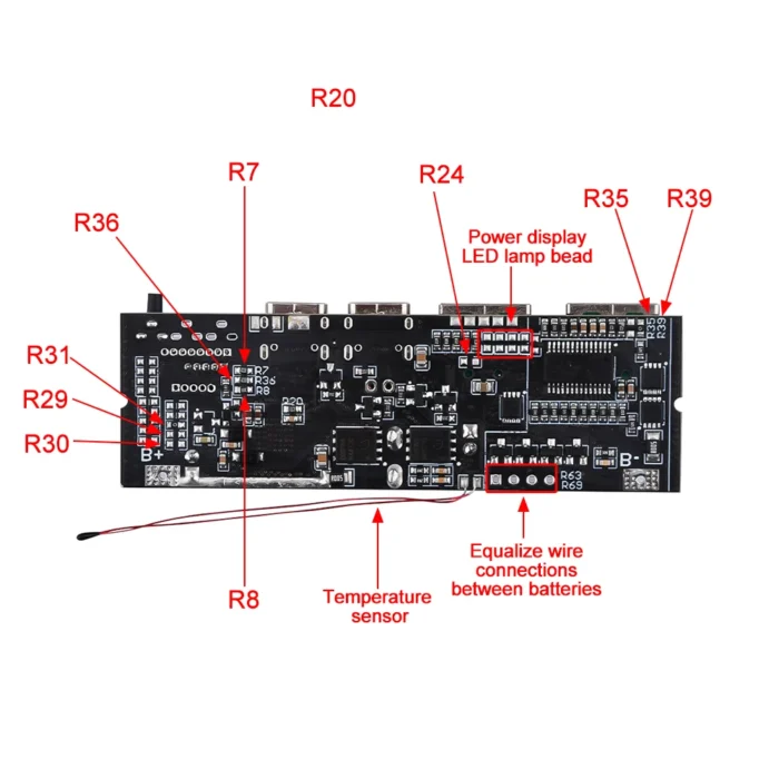 PD QC3.0 3S 4S 5S 65W 100W Power Bank Double TypeC Two Way Fast Charge Mobile Power Module 18650 Charging Temperature Protection - Image 3