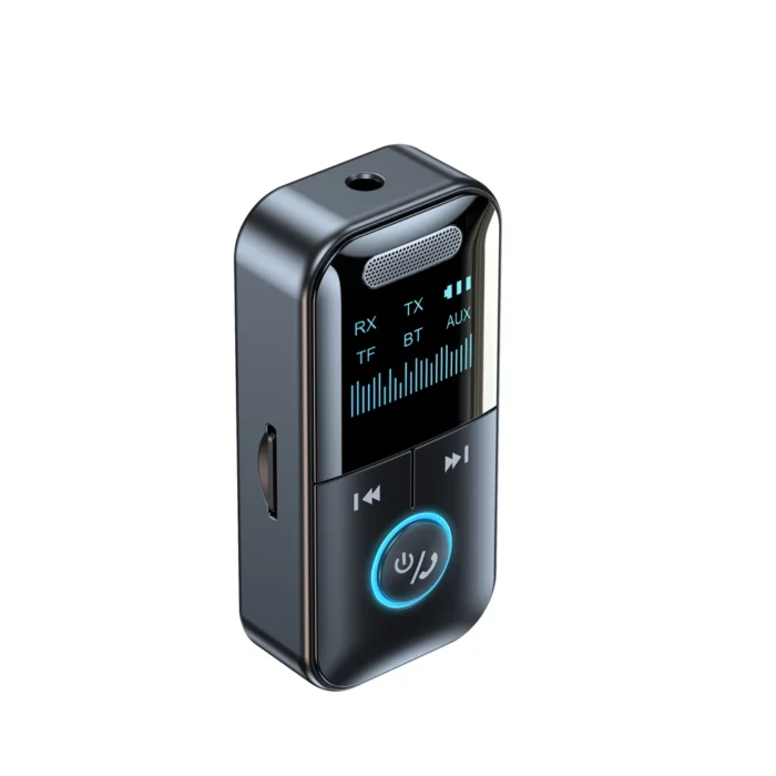 4 IN 1 Bluetooth 5.4 Audio Adapter 3.5mm Aux Wireless Music Receiver Transmitter TF Card Player with Mic For Speaker PC TV Car - Image 5