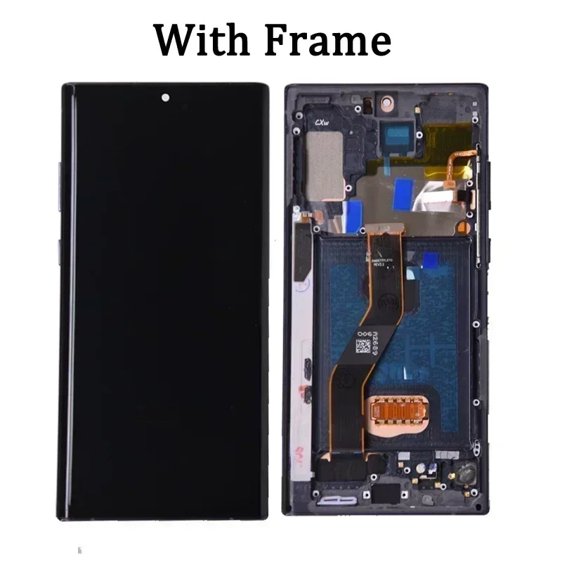 kf-Sb43f93b78201420f82651f06413e4d9ag AMOLED Note 10 Plus Screen For Samsung Note10+ N975F Lcd Display Touch Screen with Frame Support S Pen Fingerprints - Image 3