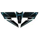 CF250SR 2023 Motorcycle Anti Slip Fuel Oil Tank Pad Side Knee Grip Decal Protector Sticker Pads FOR CFMOTO CF 250 SR 250SR 2023