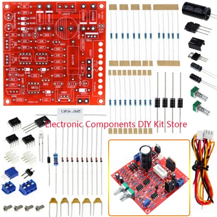 0-30V 2mA-3A DC Regulated Power Supply DIY Kit Continuously Adjustable Current Limiting Protection Voltage Regulator Set - Image 1
