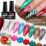 MTSSII 7ml Super Shine Wide Cat Magnetic Gel Nail Polish Christmas Red Green Semi Permanent UV Gel Soak Off Nail Art Varnish - Image 3