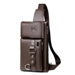 WEIXIER Brand Unisex Single-Shoulder Multi-Function Sports Running Large-Capacity Waist Men's Chest Bag Casual Messenger Wallet - Image 2