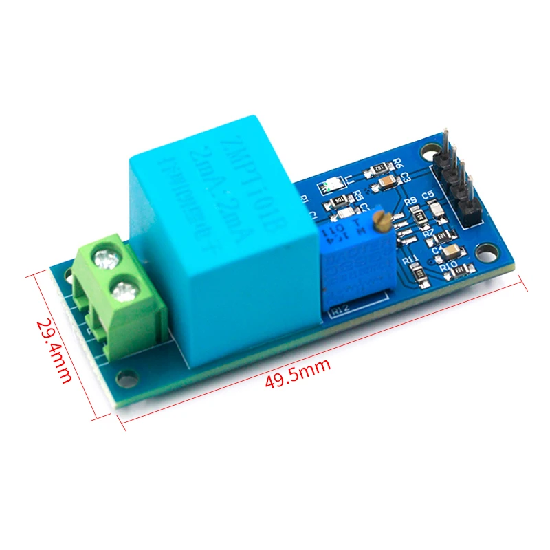 kf-Sc0744ae603ca4d2e99d5da422a358f4f5 Active Single Phase Voltage Transformer Module AC Output Voltage Sensor Mutual Inductance Amplifier forArduino Mega ZMPT101B - Image 2