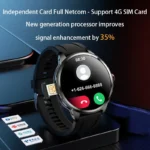 Goldenspike H99 Smartwatch Men Women Smart Watch With 1.95inch Amoled Screen 190° Rotary Camera GPS WIFI 4G/5G SIM Card Slot - Image 5