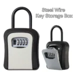 Durable Steel Wire Key Storage Case 4 Digit Code Hanging Design Password Key Box Waterproof Key Organizer Box for Home Security - Image 4