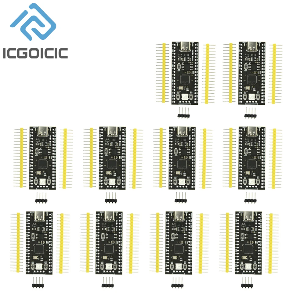 kf-Sc7222e9531dc4da29bc4c6ef9feafc70z 1/5/10pcs RP2040 Core Board TYPE-C USB-C For Raspberry Core Board 4MB /8MB/16MB RP2 Raspberry Pi Pico Micropython - Image 1