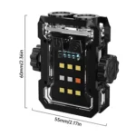 Mini Keychain Flashlight Rechargeable Camping Lamp Safety Warning Light Magnetic Repair Light Outdoor Work Light Emergency Lamp - Image 6