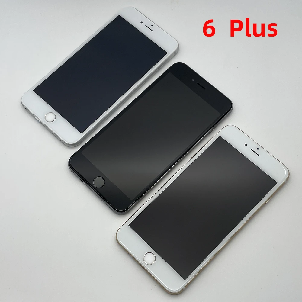 kf-Scc3b4c7ce04d4860bed188eb209e56b7O Original Apple iPhone 6 Plus 6P 4G LTE Mobile Cell Phone 5.5" 16/64/128GB ROM 8MP Camera IOS Unlocked Fingerprint Cellphone - Image 1
