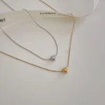 Fashion Mini Heart Necklaces Silver Color Chain Smalll Love Necklace Pendant on Neck Bohemian Necklaces Jewelry for Women Gifts - Image 5