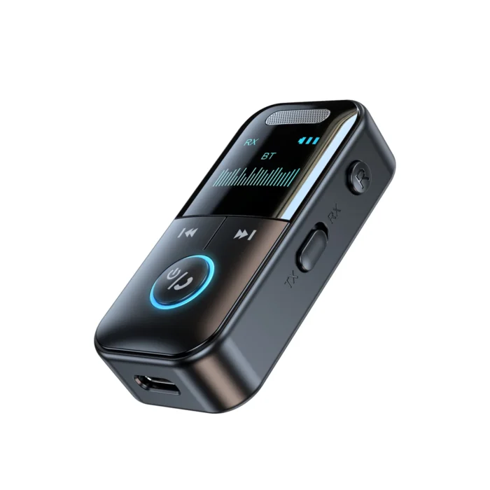 4 IN 1 Bluetooth 5.4 Audio Adapter 3.5mm Aux Wireless Music Receiver Transmitter TF Card Player with Mic For Speaker PC TV Car - Image 1
