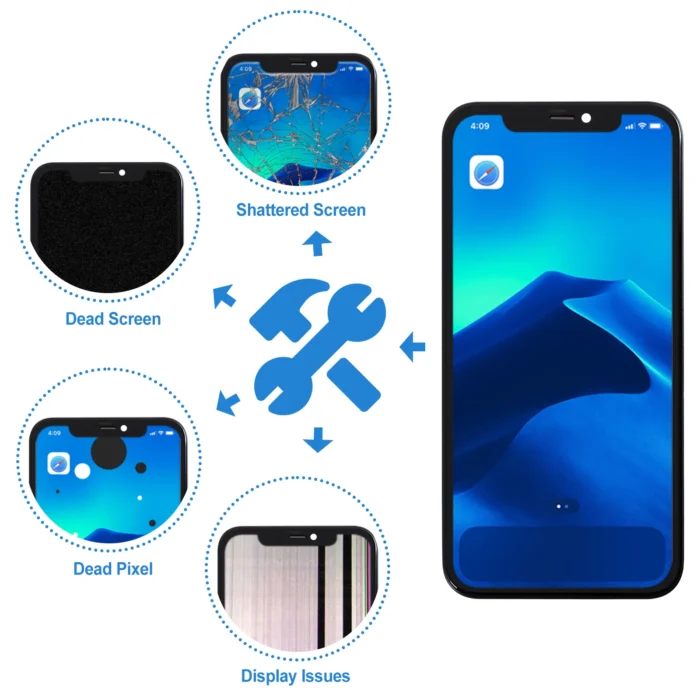 100% Tested Lcd For iPhone 11 Display 3D Touch Screen Replacement with Metal Frame Full FHD Durable Easy to Install Factory Lcd - Image 5